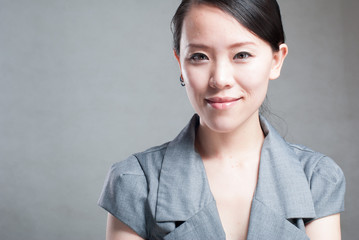 Fototapeta premium Young women in thinking