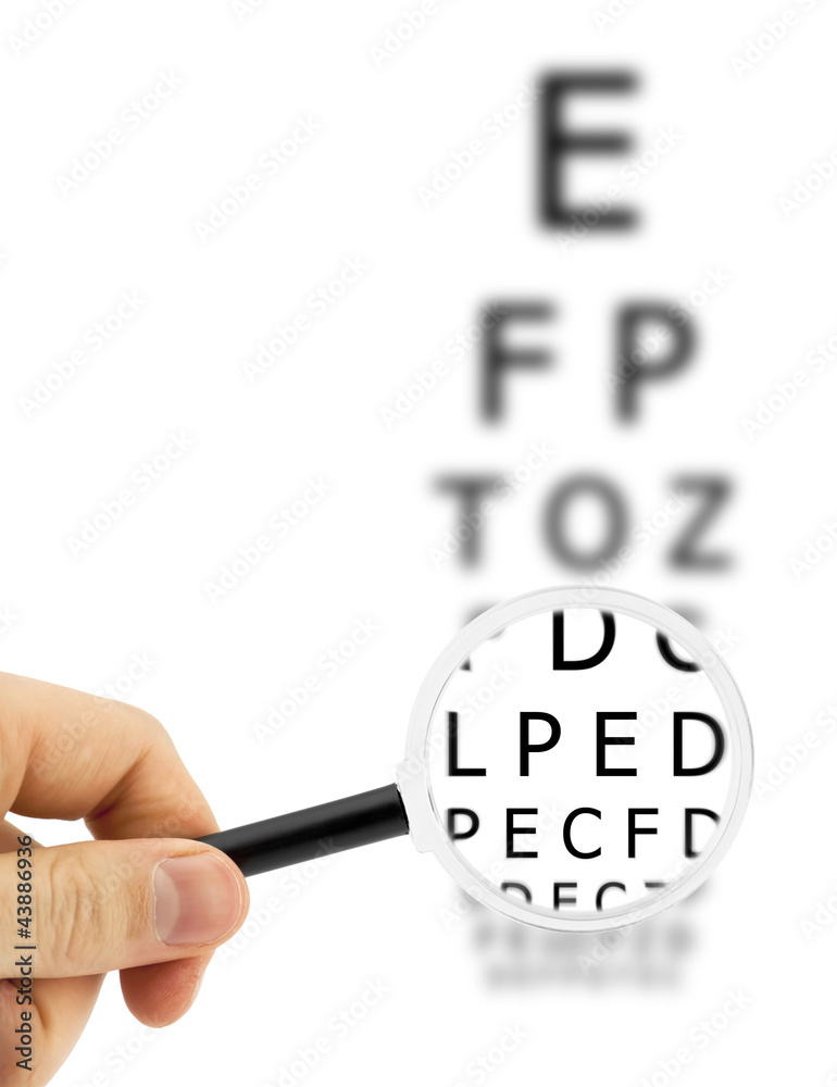 Wall mural magnifier