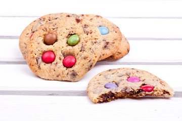 cookies with chocolate