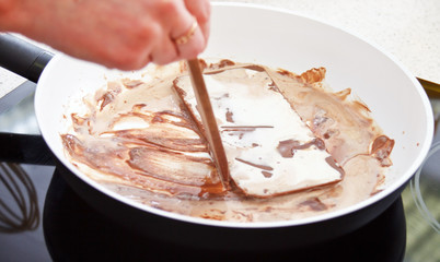 melted chocolate
