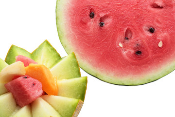 Melon and watermelon