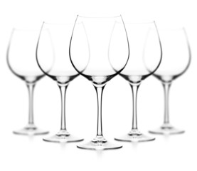 Empty wine glass