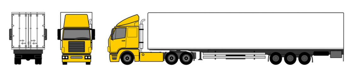 Semitrailer truck