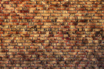 sandy brick wall