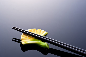 chopsticks rest and chopsticks