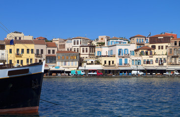Fototapeta premium Chania city at Crete island in Greece