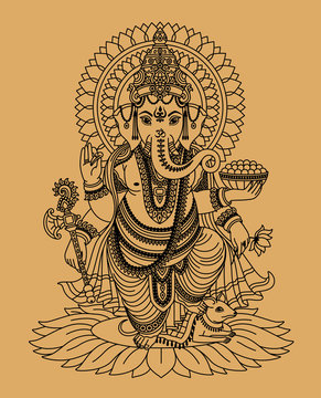 Indian god Ganesha