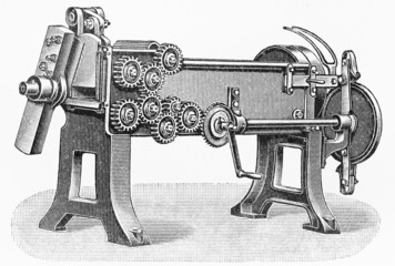 Vintage Tobacco cutting machine