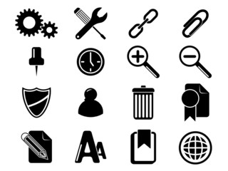 Set of computer's icons