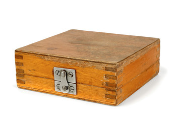 Old wooden box