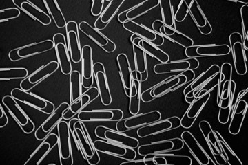 steel staples office on a black