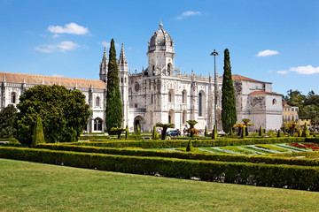 Fototapeta na wymiar Klasztor Hieronimitów w Lissabon, Portugalia