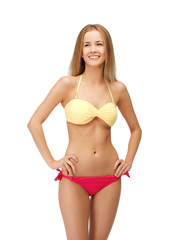 Obraz premium beautiful woman in bikini