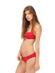 Fototapeta premium beautiful woman in bikini