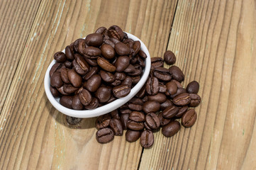 Small bowl with Coffee Beans