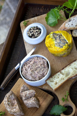 Foie gras, pâté, rillettes, cuisine, gastronomie, aliment