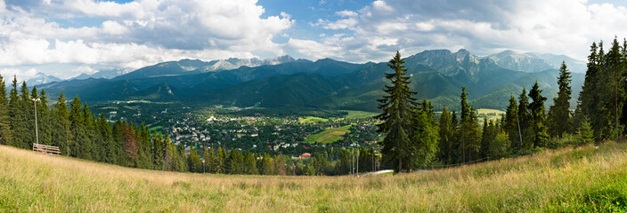Fototapeta premium High mountains panorama