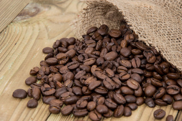 Coffee Beans in a sack