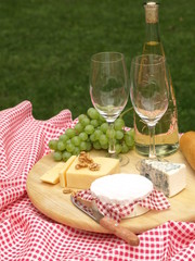 Cheeseboard, closeup