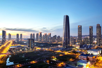 Incheon, Songdo city, Korea