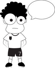 Footballer Cartoon