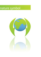 Abstract nature symbol vector, such a logo