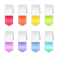 Bookmarks in pastel colors
