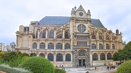 Obraz premium The Church of Saint Eustache. Paris. France.