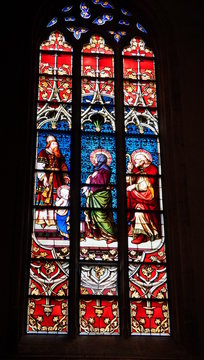 stained glass in charch