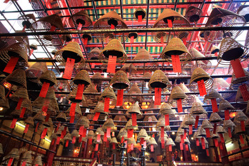 Naklejka premium temple Man Mo, Hong Kong