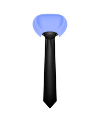 Collar of shirt and tie