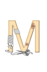 Alphabet Set Boo Boo M