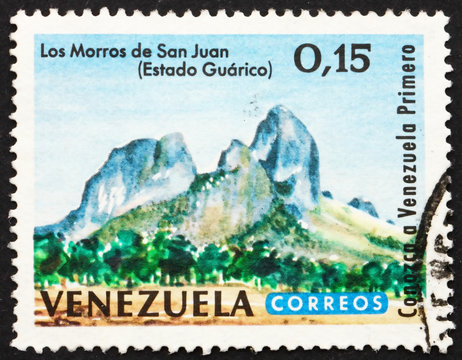 Postage stamp Venezuela 1964 San Juan Peaks, Guarico