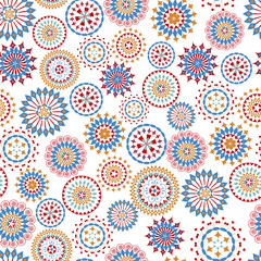 Vector ornament with circle