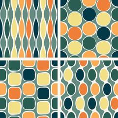 Seamless retro geometric pattern
