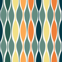 Seamless retro geometric pattern