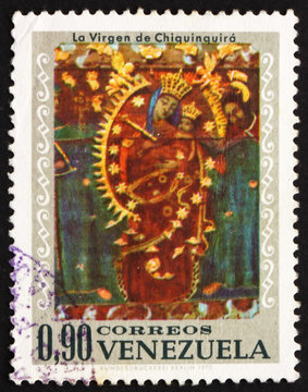 Postage stamp Venezuela 1970 Virgin of Chiquinquira