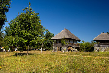 Fototapeta na wymiar Traditional rural houses – Gorj