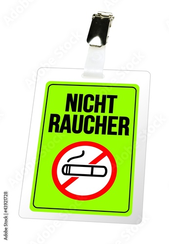 "Nichtraucher - Ausweis" Stockfotos und lizenzfreie Bilder auf Fotolia.com - Bild 43921728