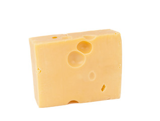 Piece of Maasdam cheese