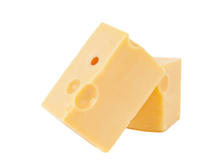 Piece of Maasdam cheese