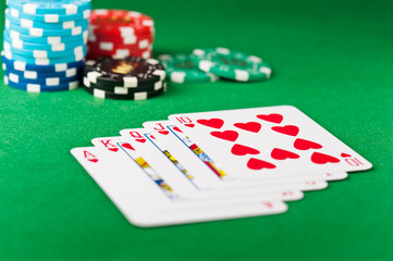 Royal flush or royal straight flush