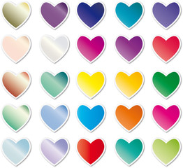 Herz, Herzen, Button - St&ouml;rer zum Valentinstag