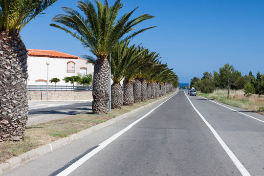 Traveling To The Beach Of Costa Dorado, Spain