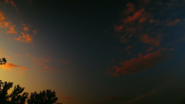 sunset clouds time lapse t3252B