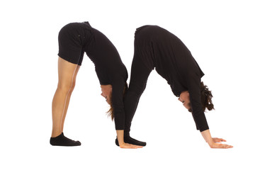 Font m formed by humans bodies