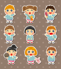 kid student stickers