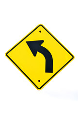 Sharp Left sign - turn left