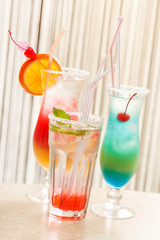 cocktails in the bar