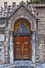 Fototapeta na wymiar Grecja, Ateny: bizantyjski kościół